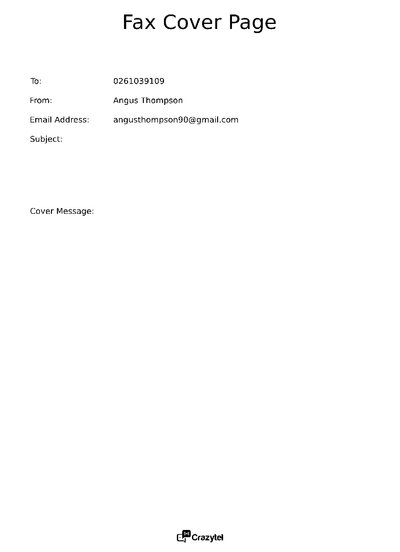 Fax from +618*****457