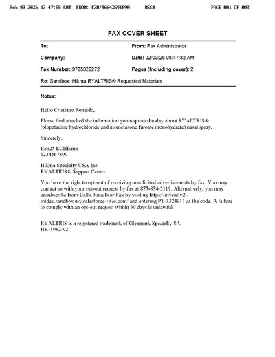 Fax from +303*****99