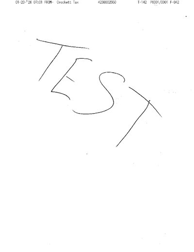 Fax from CrockettTax