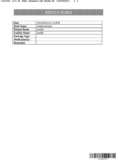 Fax from KalamazooLTCPharma
