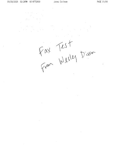 Fax from +601*****00