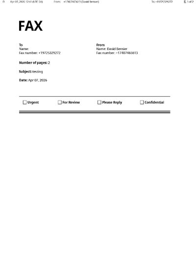 Fax from +174*****613