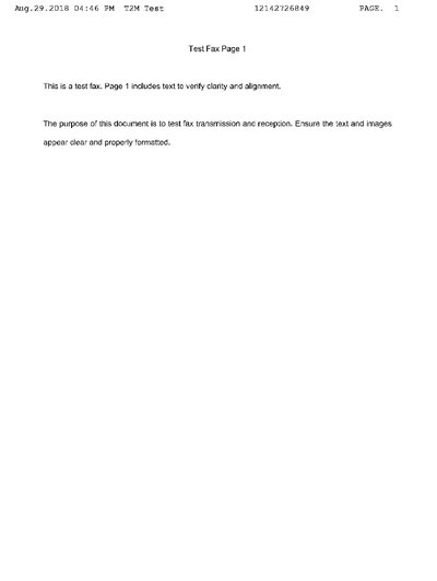 Fax from +121*****849