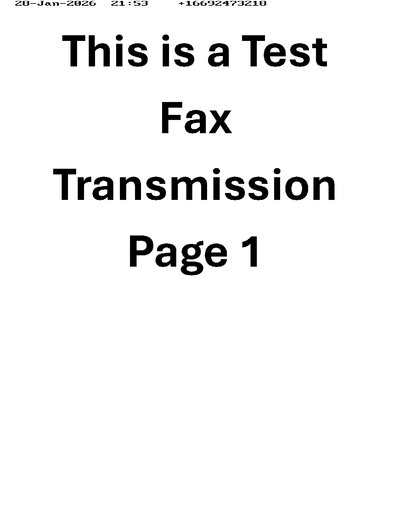 Fax from +669*****18