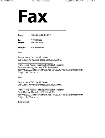 Fax from +216*****95