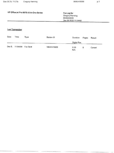 Fax from +864*****86