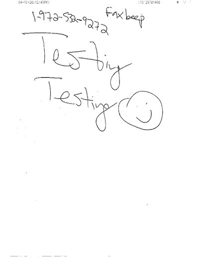 Fax from +131*****406