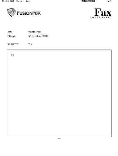 Fax from +4412*****331