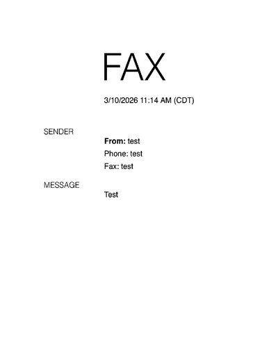 Fax from mFax