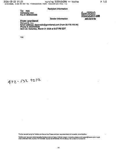 Fax from +503*****96