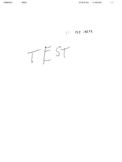 Fax from +519*****74