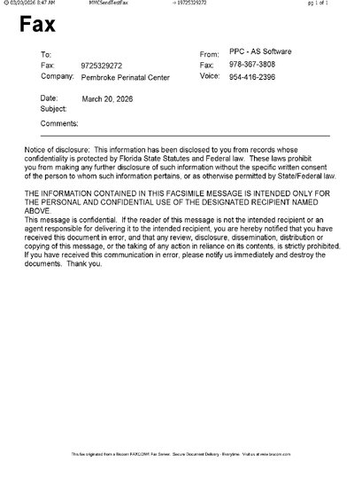 Fax from MMCSendTestFax