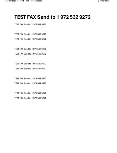 Fax from +905*****03