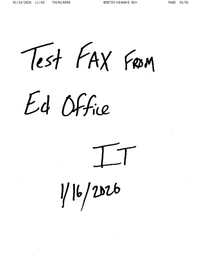 Fax from +781*****88