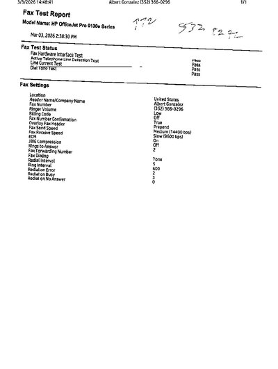 Fax from +352*****96