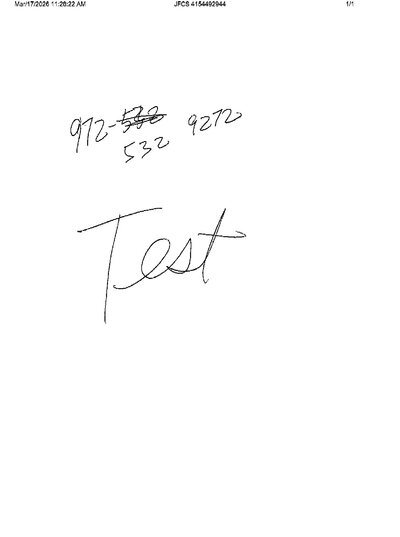 Fax from +415*****44