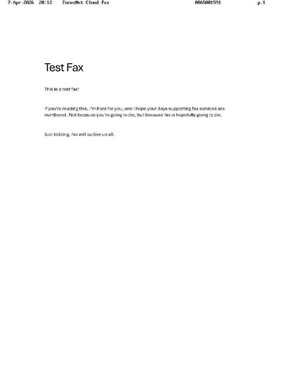 Fax from +618*****591