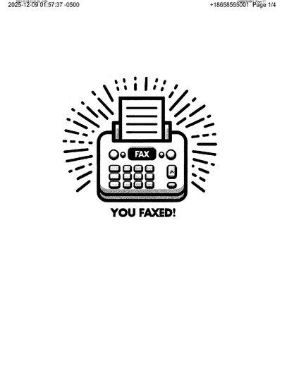 Fax from +186*****001