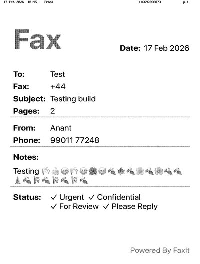 Fax from +166*****873