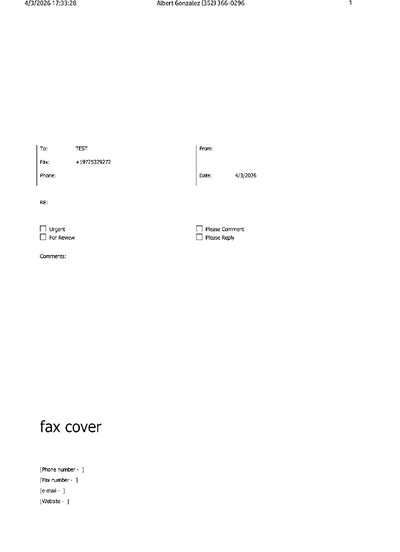 Fax from +352*****96