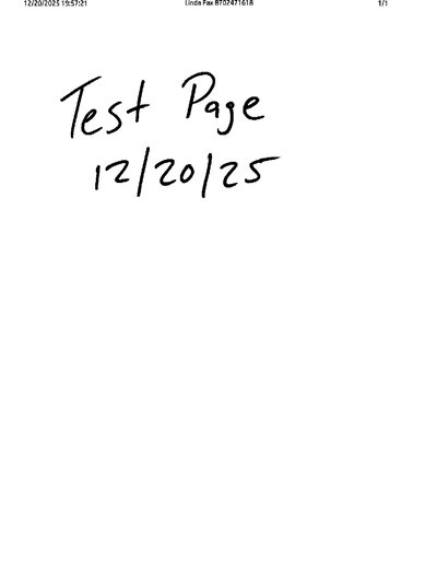 Fax from +870*****18