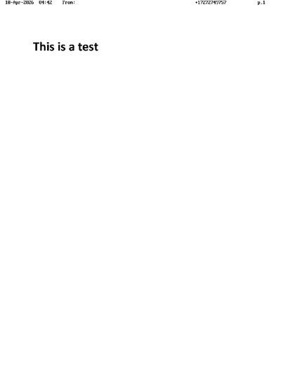 Fax from +172*****757