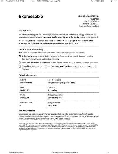 Fax from +151*****034