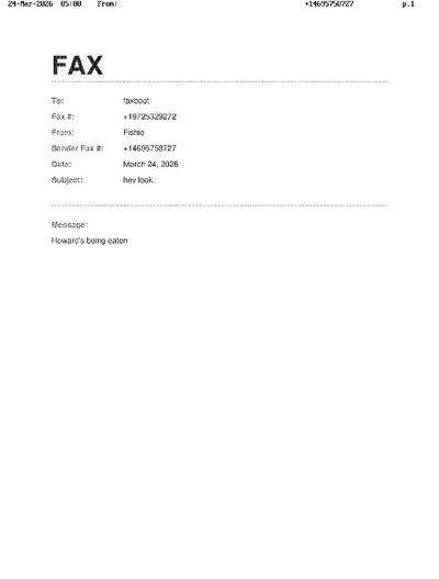 Fax from +146*****727