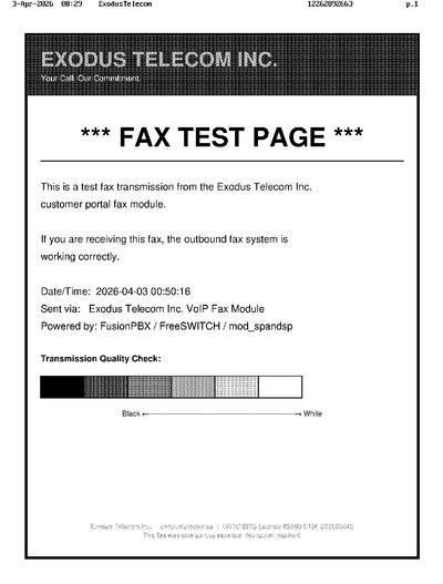 Fax from +122*****663