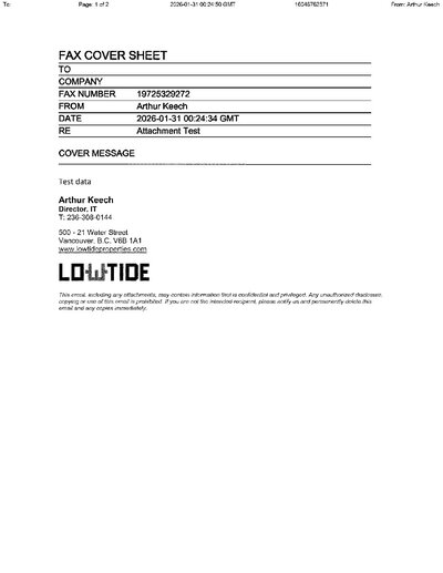 Fax from +160*****571