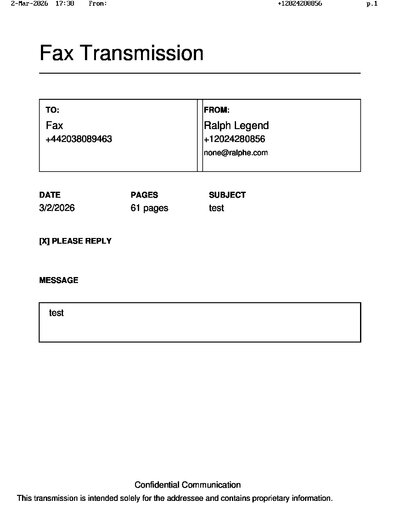 Fax from +120*****856