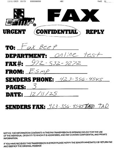 Fax from +800*****00