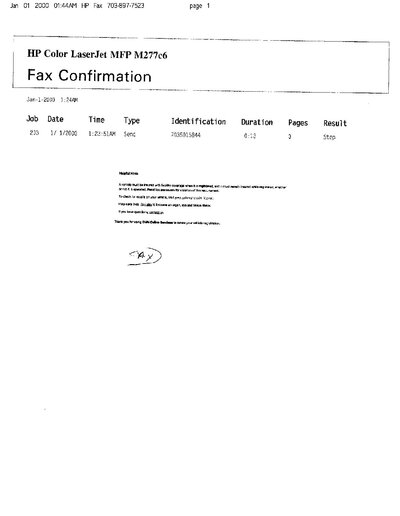 Fax from +703*****23