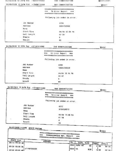 Fax from +164*****464