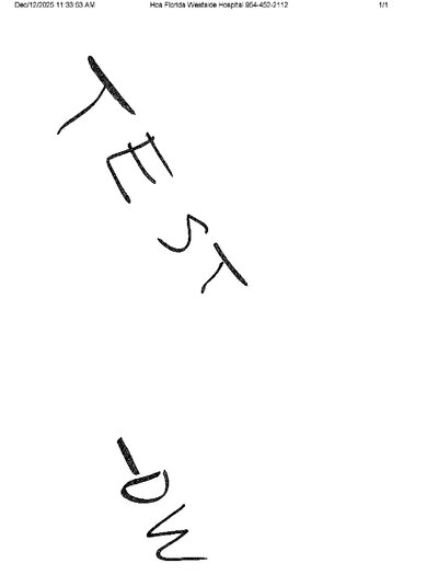 Fax from +954*****12