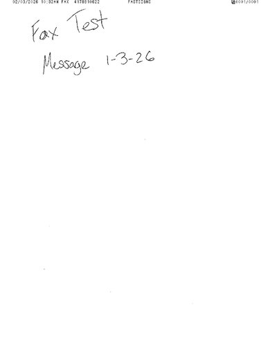 Fax from +417*****22