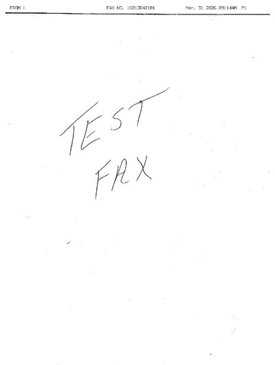 Fax from +601*****01