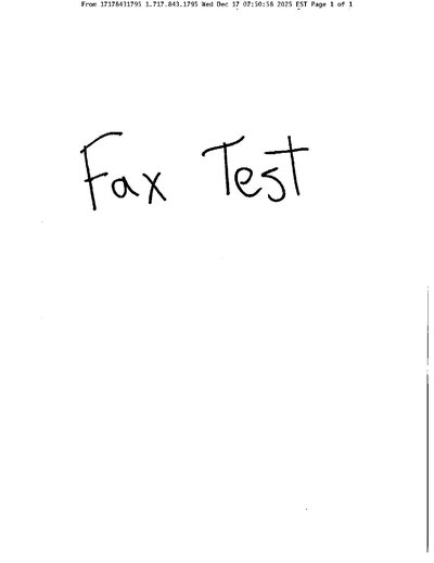 Fax from +717*****95