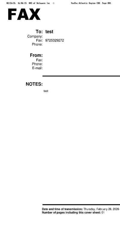 Fax from UHSofDelawareInc