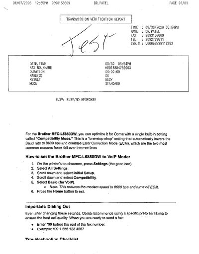 Fax from +269*****69