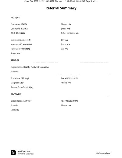 Fax from +972*****72