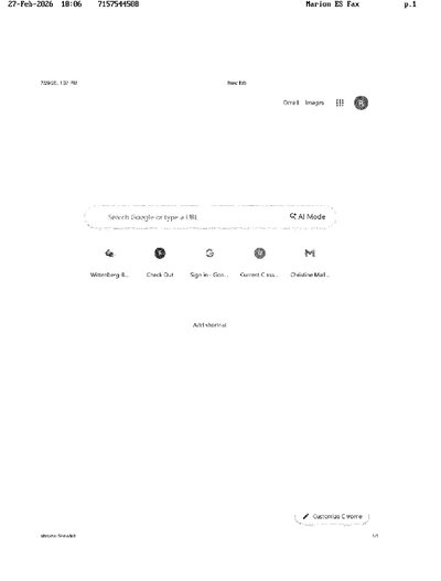 Fax from MarionESFax