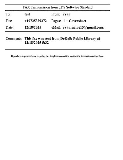 Fax from DeKalbPublicLibrar