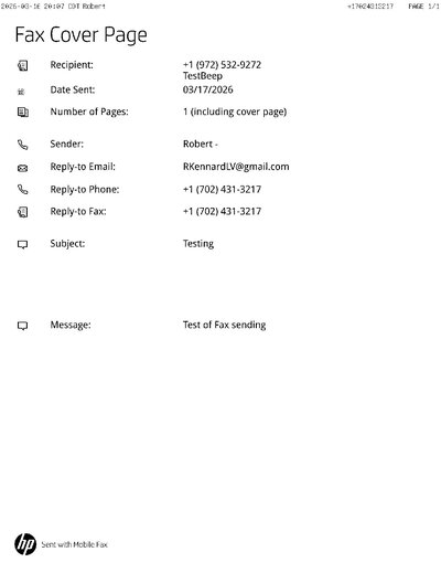 Fax from +170*****217