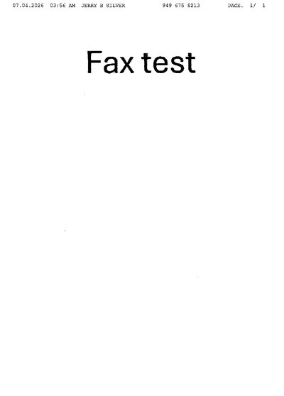 Fax from +949*****13