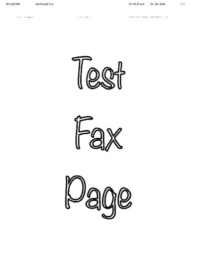 Fax from +701*****99