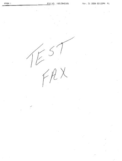 Fax from +601*****01