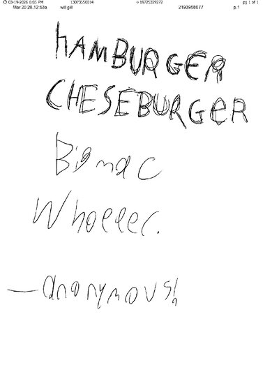 Fax from +130*****014