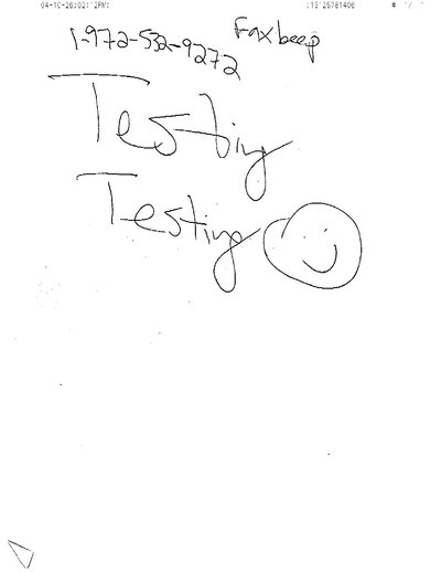 Fax from +131*****406