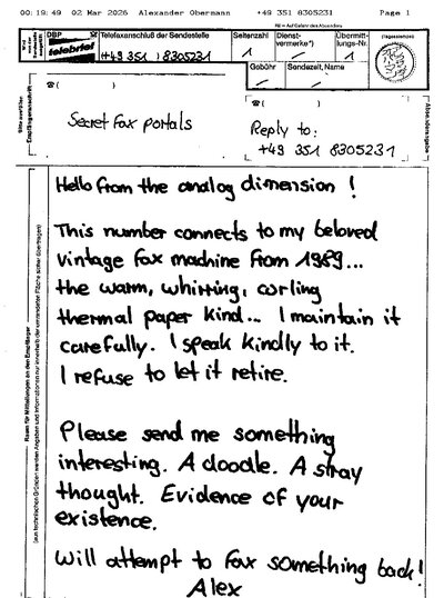 Fax from +4935*****231